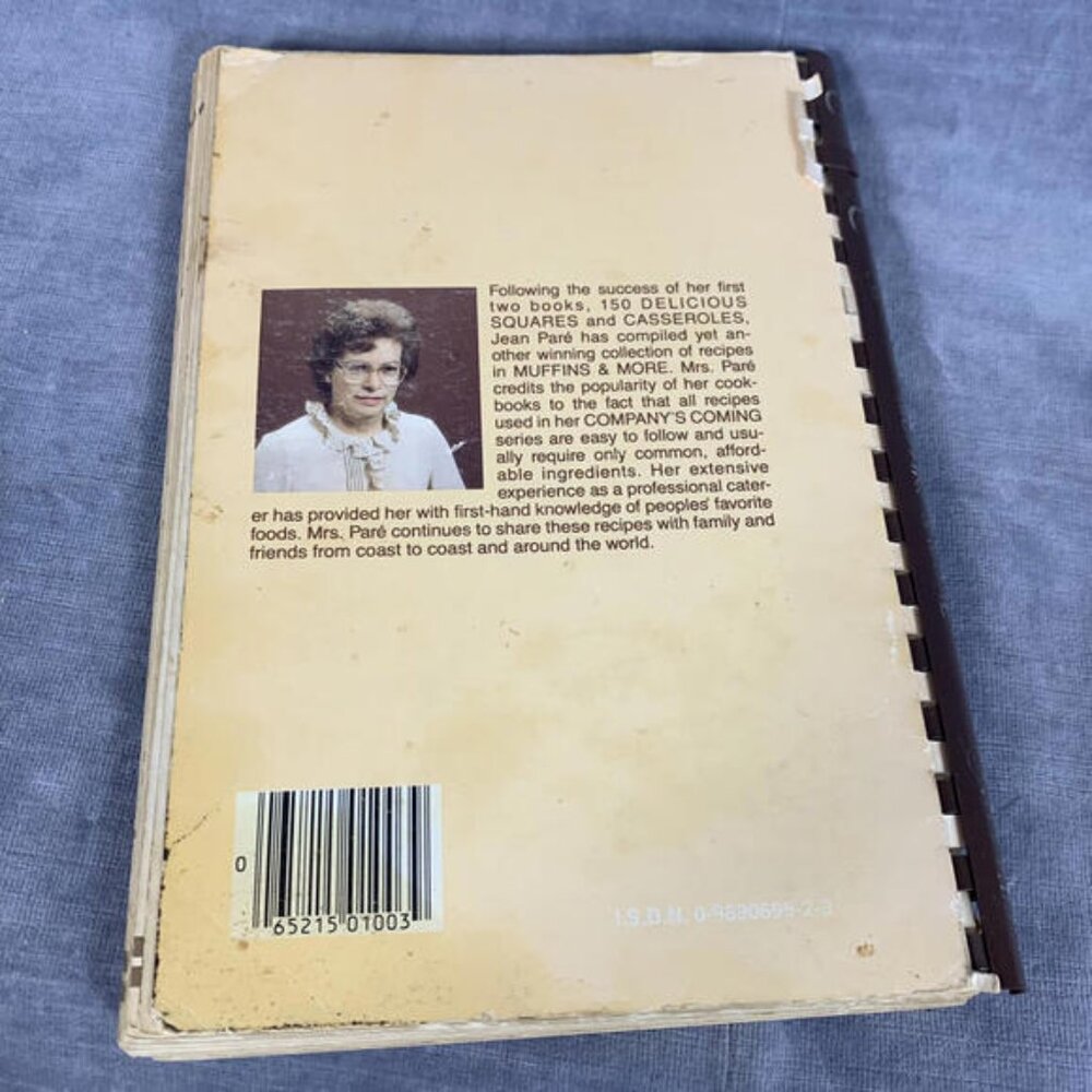Muffins and More Companys Coming Spiral By Jean Pare Vintage 1983 - Picture 2 of 5